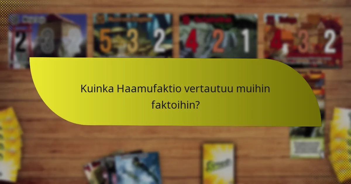 Mitkä ovat Haamufaktion heikkoudet?
