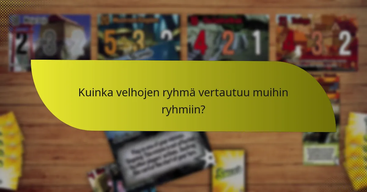 Kuinka kehittää strategioita velhojen ryhmälle?